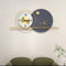 Deer with circular Wall Clock